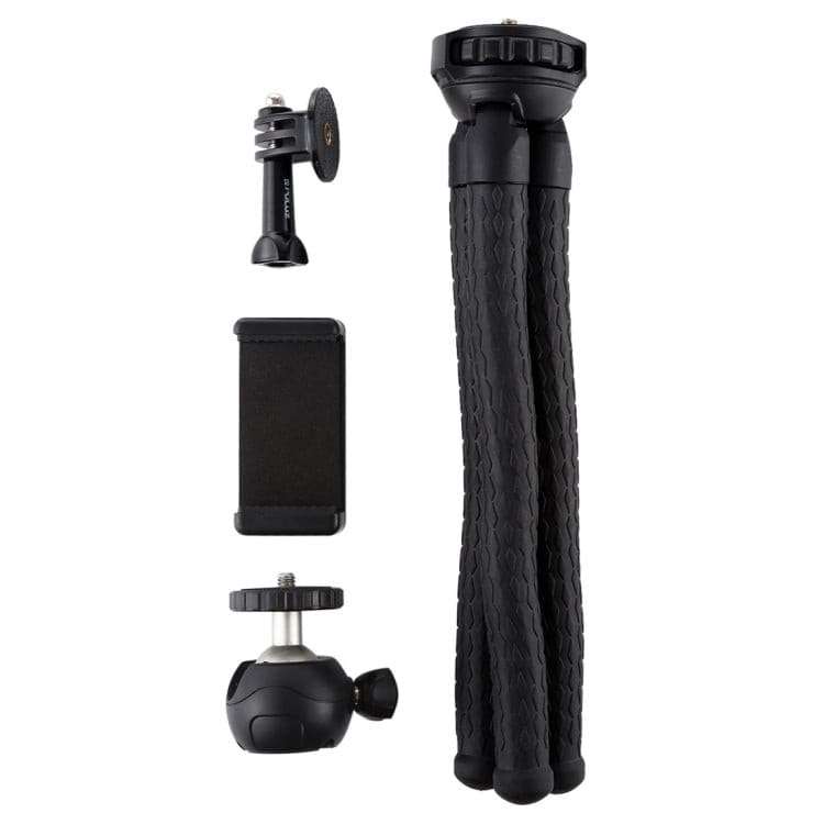 Mini Octopus Flexible Tripod Holder with Ball Head & Phone Clamp
