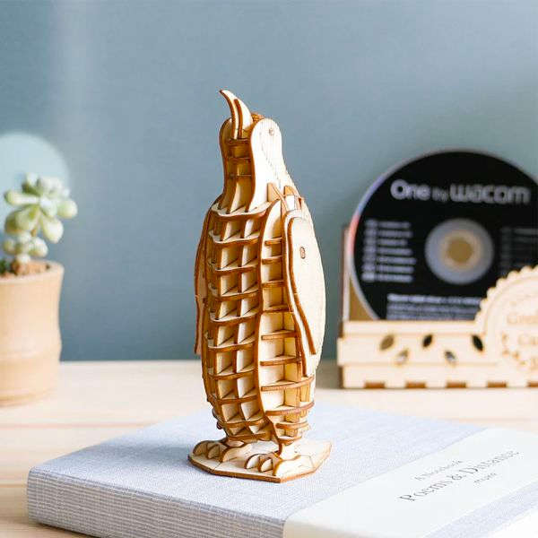 Robotime Penguin Animal Modern 3D Wooden Puzzle