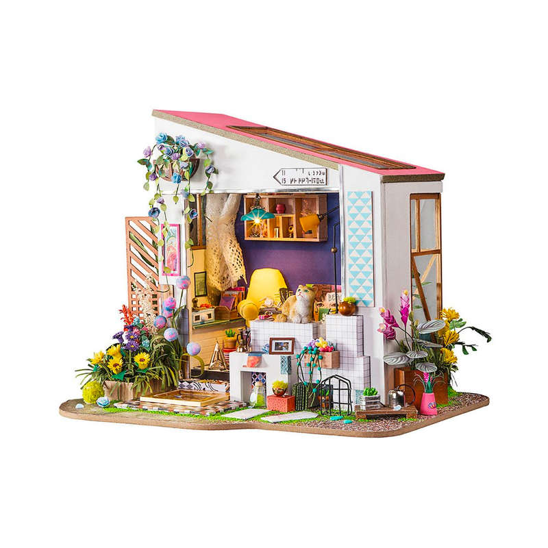 Robotime Lily's Porch DIY Miniature Dollhouse Kit