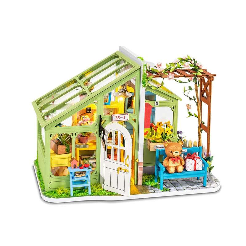 Robotime Spring Encounter Flowers DIY Miniature Dollhouse