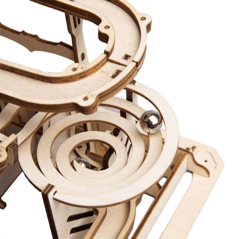 Robotime Marble Parkour Big Funnel Marble Run 233 Piece 3D Wooden Puzzle