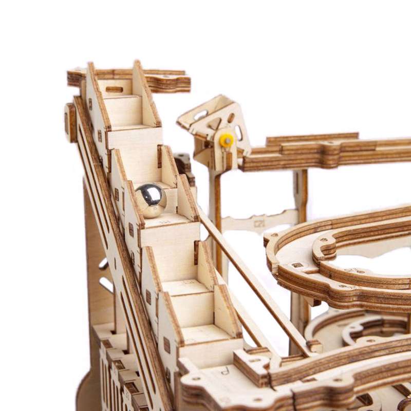 Robotime Marble Parkour Big Funnel Marble Run 233 Piece 3D Wooden Puzzle