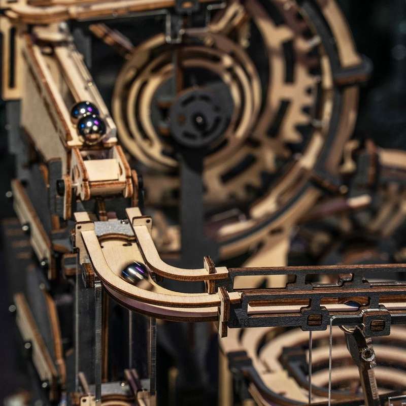 Robotime Marble Night City Marble Run 294 Piece 3D Wooden Puzzle