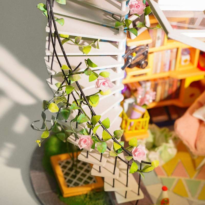 Robotime Dora's Loft DIY Miniature Dollhouse Kit
