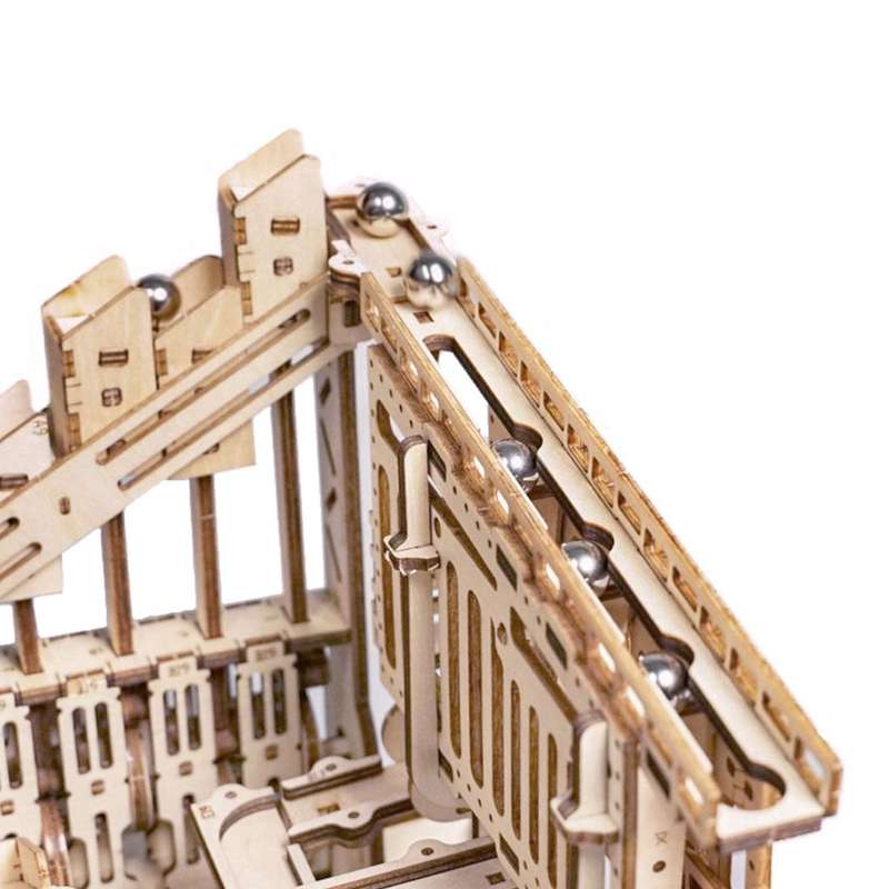Robotime Marble Squad Trapdoors Marble Run 233 Piece 3D Wooden Puzzle