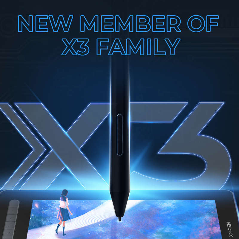 XPPen Artist 12 (2nd Gen) Pen Display Graphics Drawing Tablet Blue