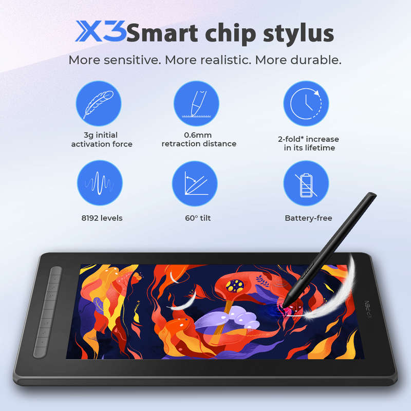 XPPen Deco M Graphics Drawing Tablet Black