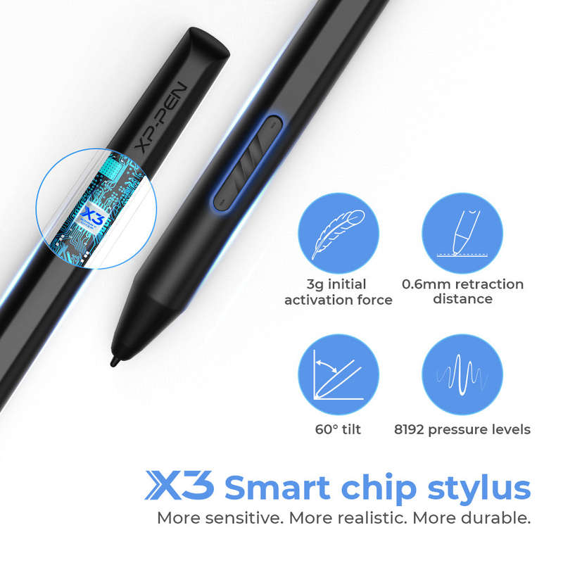XPPen Artist 12 (2nd Gen) Pen Display Graphics Drawing Tablet Blue