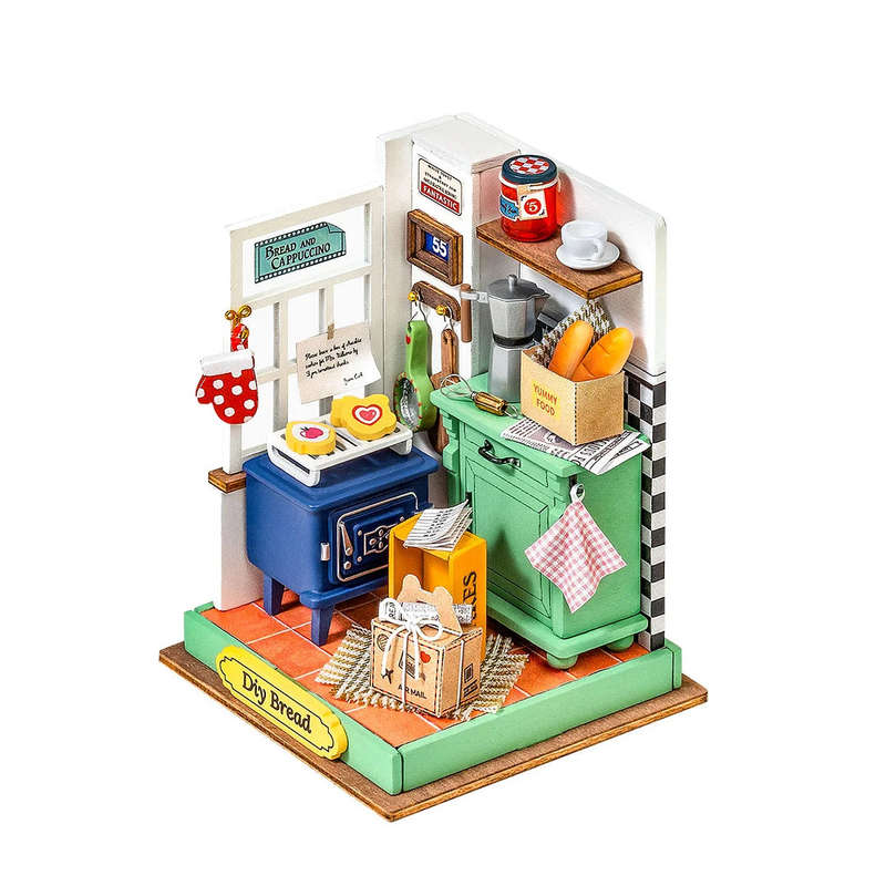 Robotime Afternoon Baking Time DIY Miniature Room Kit
