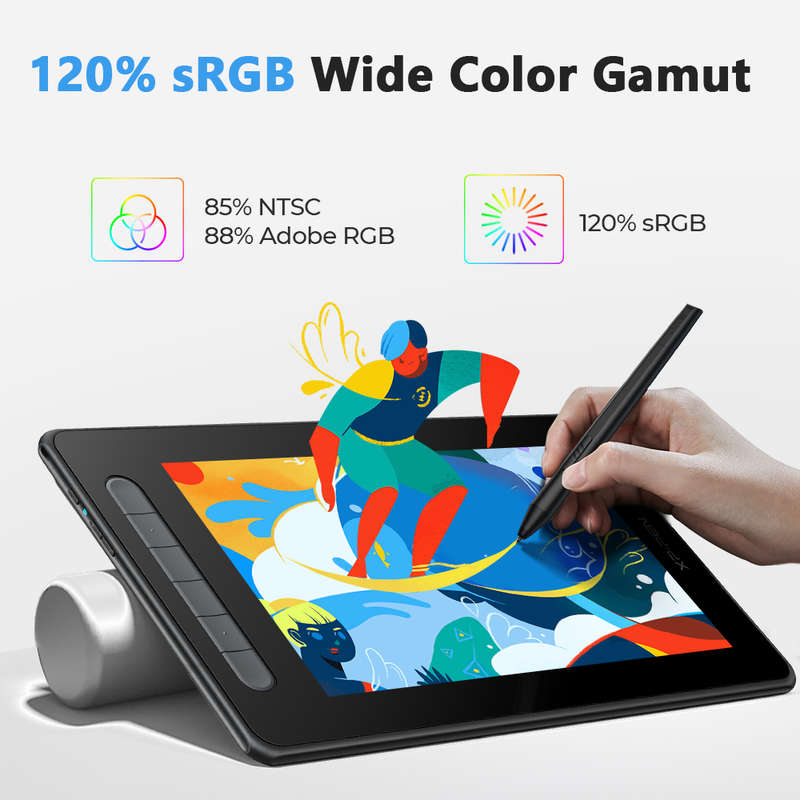 XPPen Artist 10 (2nd Gen) Pen Display Graphics Drawing Tablet Black