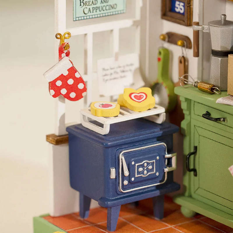 Robotime Afternoon Baking Time DIY Miniature Room Kit