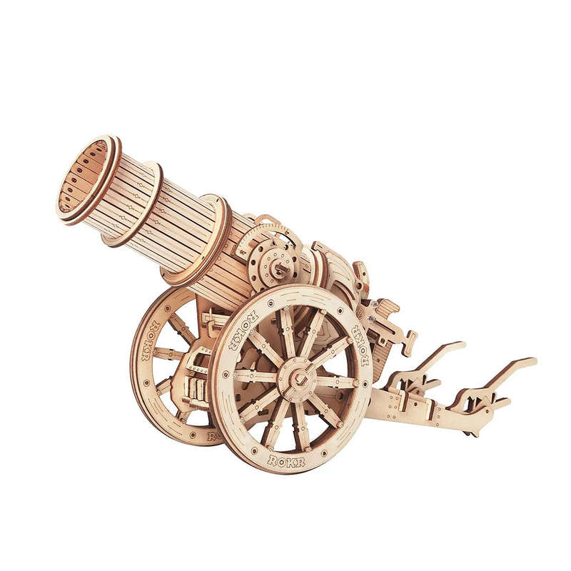 Robotime Wheeled Siege Artillery 3D Wooden Puzzle