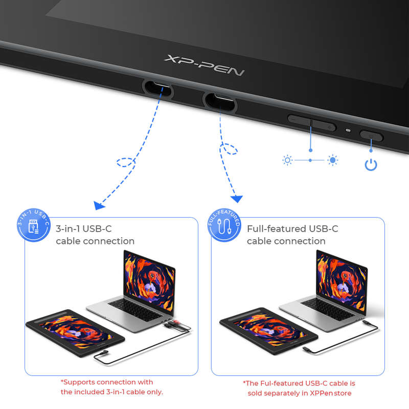 XPPen Deco M Graphics Drawing Tablet Black