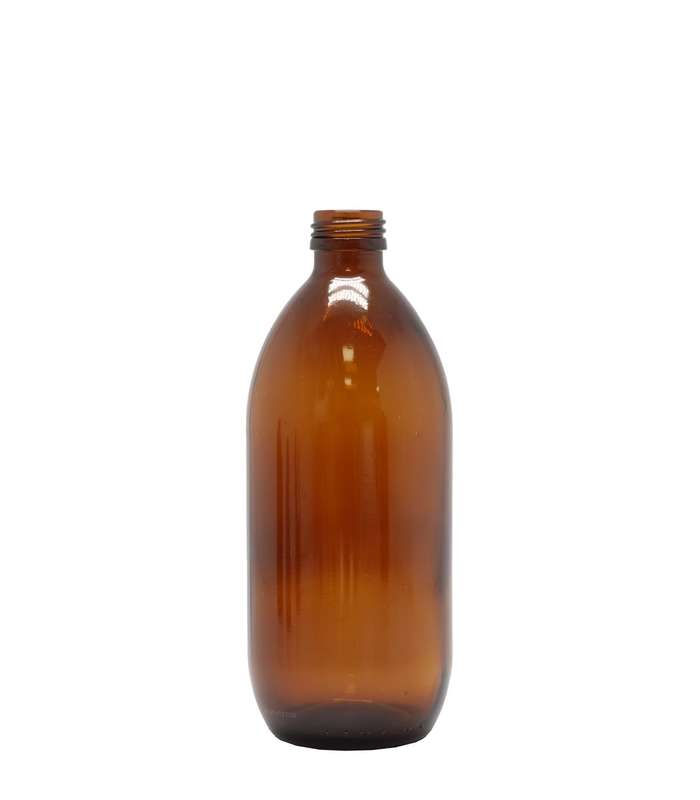 Amber Glass Generic Bottle (28mm DIN Neck) No Cap