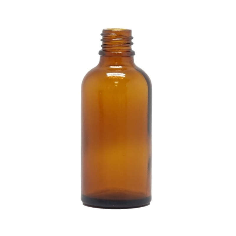 Amber Glass Aromatherapy Bottle  18mm DIN Neck (No Cap)