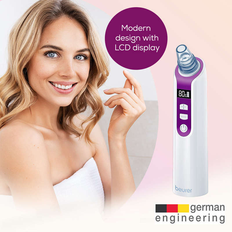 Beurer Pore Cleanser: Power Deep Vacuum Cleanser Rechargeable via USB - FC 41