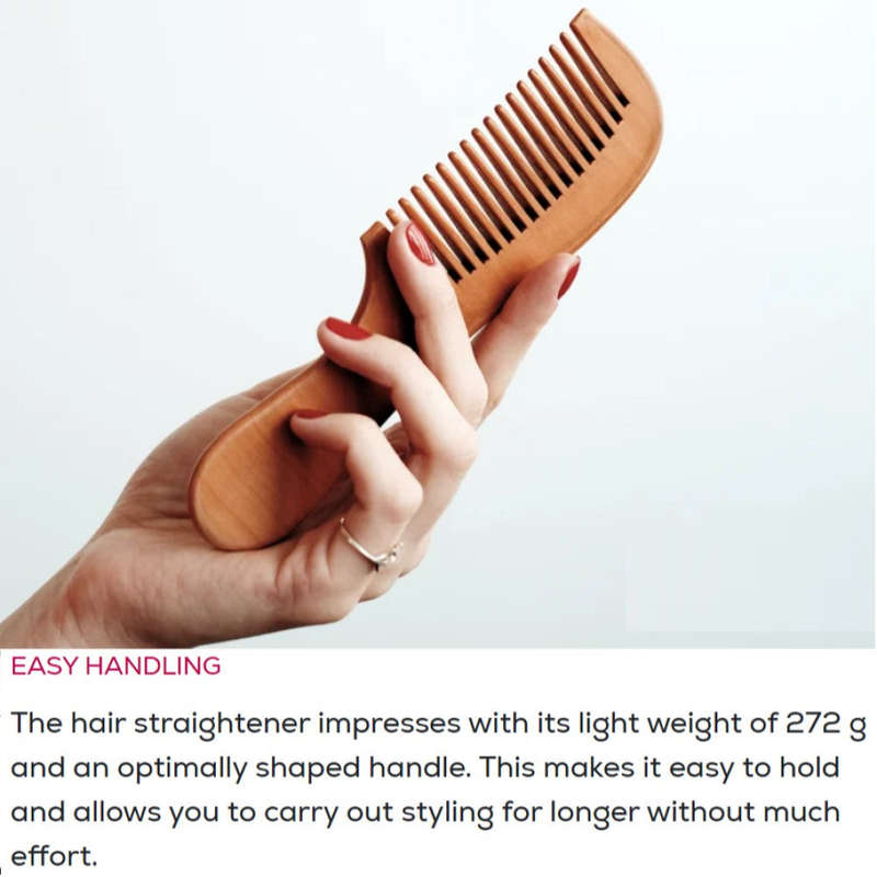 Beurer Germany Hair Straightener: Fast Heating & Gentle on Hair with Curl/Wave Option HS 15