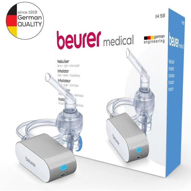 Beurer IH 58 Compact & Portable Nebuliser with Compressed Air Technology