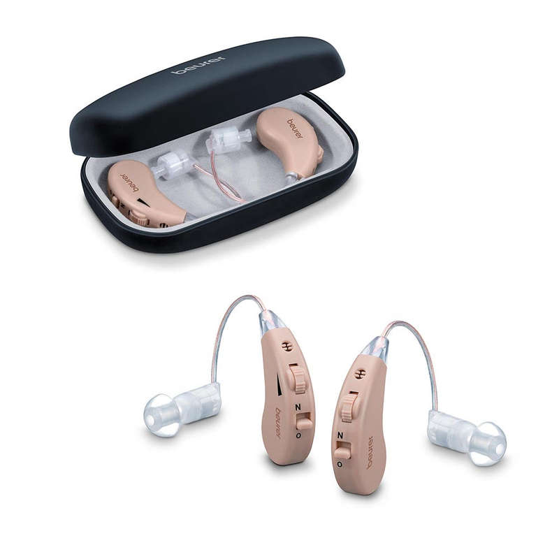 Beurer HA 55 Pair of Personal Hearing Amplifiers - Rechargeable RIC Design