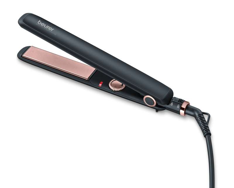 Beurer Hair Straightener / Flat Iron: Fast Heat. Variable Temperature. Straightening, Curl or Wav...