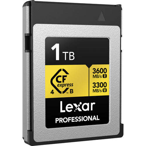 Lexar 1TB Professional GOLD CFexpress 4.0 Type B Memory Card
