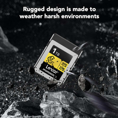 Lexar 1TB Professional GOLD CFexpress 4.0 Type B Memory Card