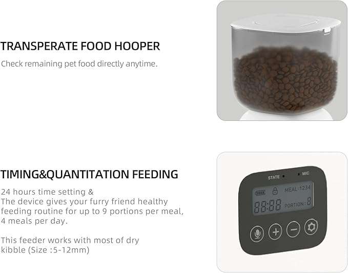 BNETA Automatic Schedule Pet Feeder F14-L