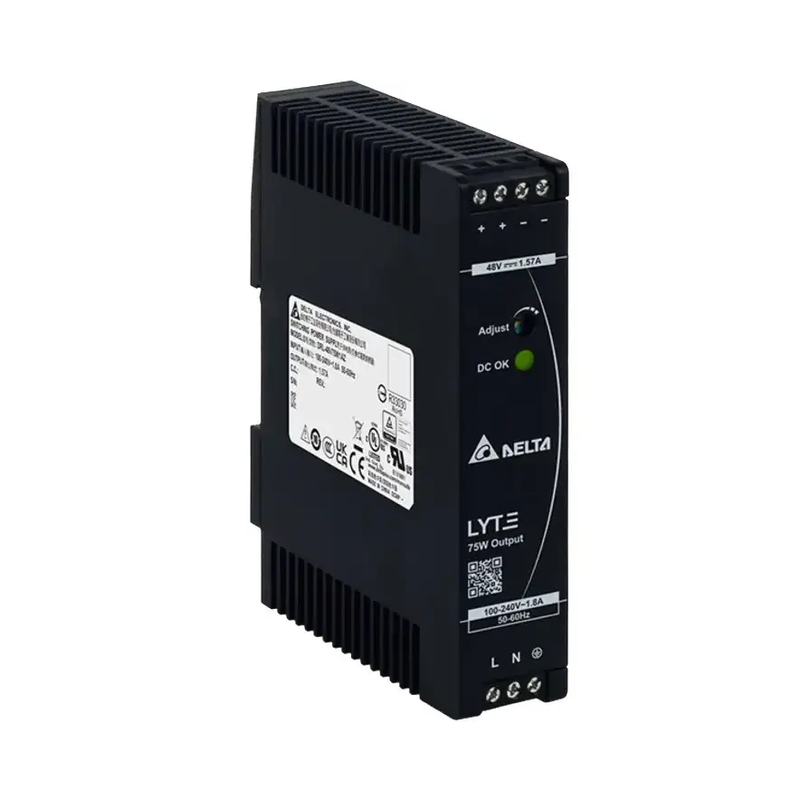 75w 48V DIN rail PSU for hardened POE switch.