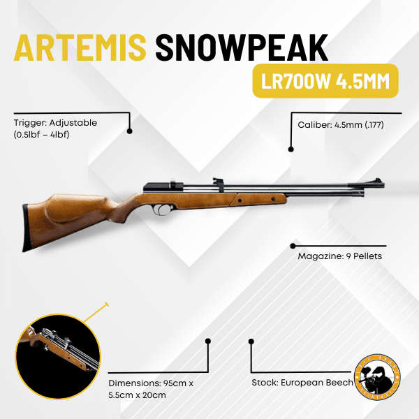 Artemis SnowPeak LR700W 4.5mm Wood