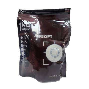 BALLISTIC AIRSOFT BB 6MM 1KG .20 BIO