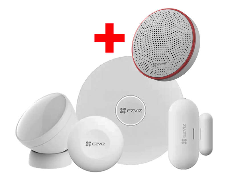 EZVIZ Smaert Home Sensor Kit + Free Siren