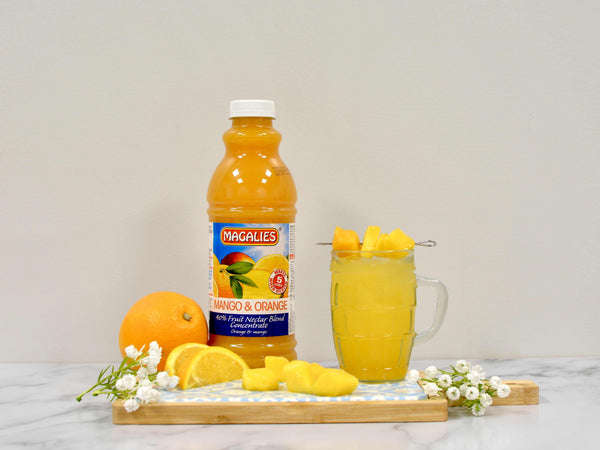 6 x MAGALIES 1 liter Mango / Orange Punch 40% (Sold 6x 1L Per Case)