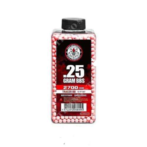 G&G Armaments High-Precision Pellets BB 0.25g (Can/2700 Pellets) (Red)