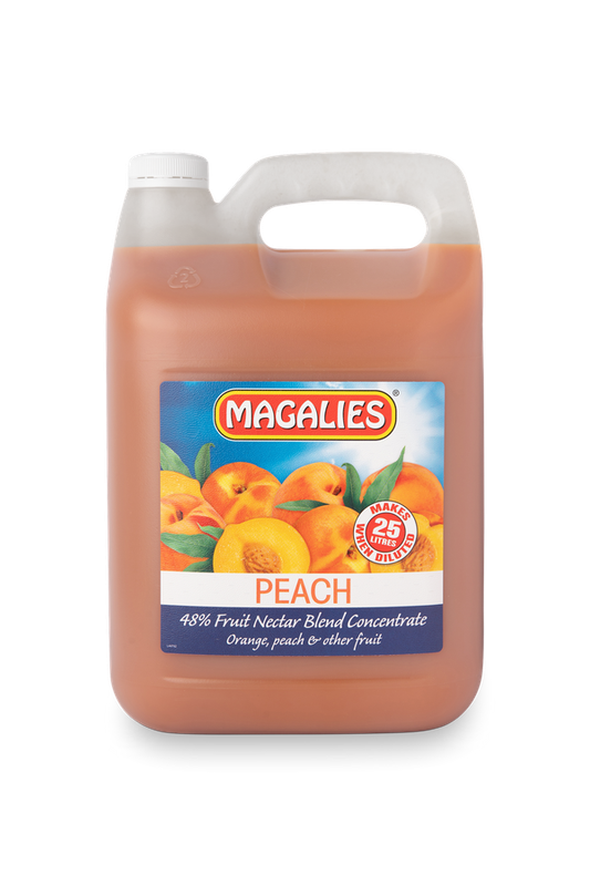 2 x MAGALIES 5 liter Peach 48% (Sold 2x 5L Per Case)
