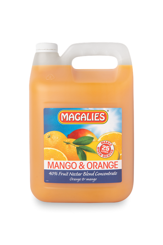 2 x MAGALIES 5 liter Mango/Orange 40% (Sold 2x 5L Per Case)