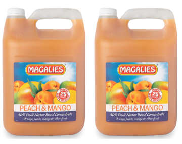2 x MAGALIES 5 liter Peach Mango 40% (Sold 2x 5L Per Case)