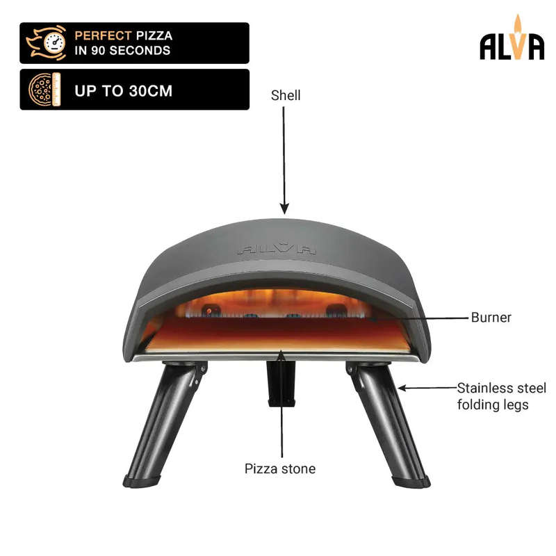 Alva Gas Pizza Oven - Presto