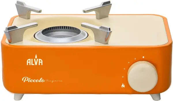 Alva Mini Butane Canister Stove with Carry Case (Tangerine Orange)
