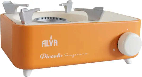 Alva Mini Butane Canister Stove with Carry Case (Tangerine Orange)