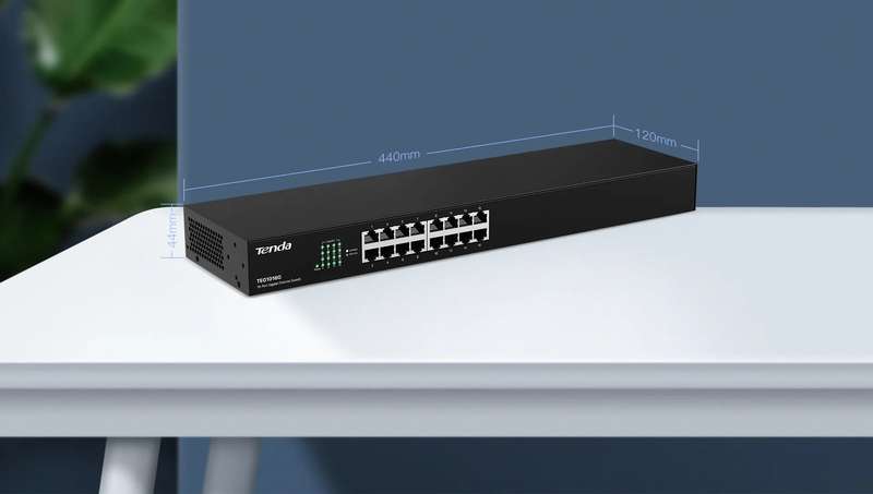 TENDA 16-Port Gigabit Ethernet Switch (TE-TEG1016G)