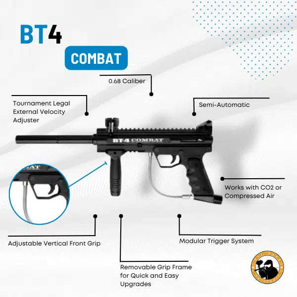 BT4 Combat 0.68 Caliber Black