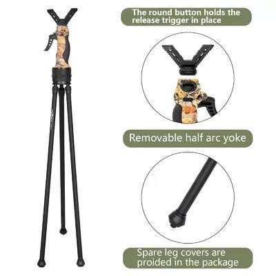 FIERY DEER SHOOTING STICK TRIPOD 180CM