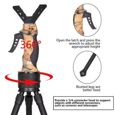 FIERY DEER SHOOTING STICK TRIPOD 165CM