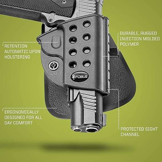 FOBUS PADDLE HOLSTER 1911 W/RAIL