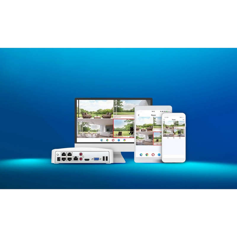 TENDA NVR KIT BULLET 4 CHANNEL POE