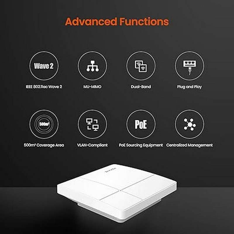 Tenda AC1200 Wave 2 Gigabit Access Point