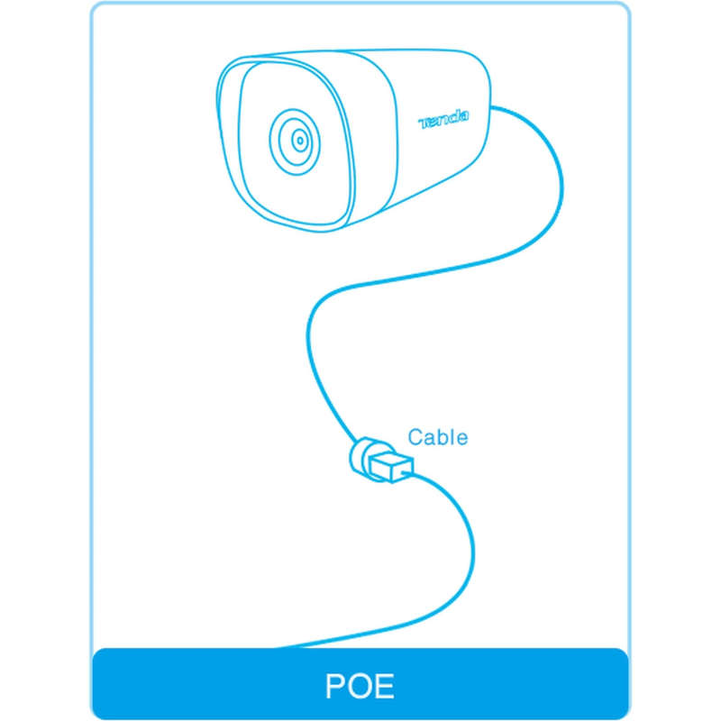 Tenda IT7-PRS 4MP HD PoE Bullet Security Camera