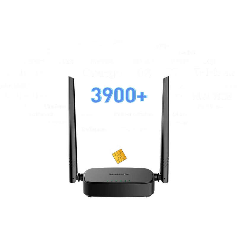 Tenda 4G Wi-Fi Router 300Mbps with Sim Card Slot 32 Users Any Network