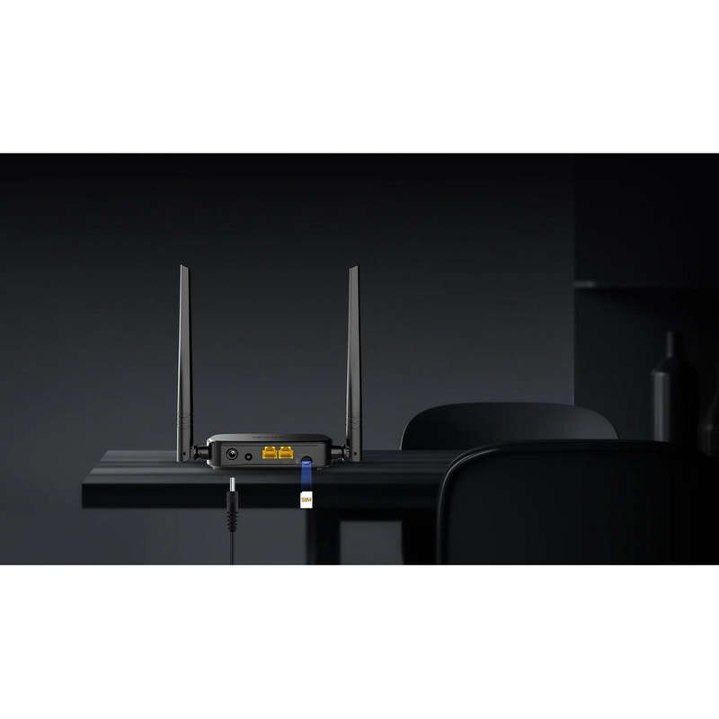 Tenda 4G Wi-Fi Router 300Mbps with Sim Card Slot 32 Users Any Network