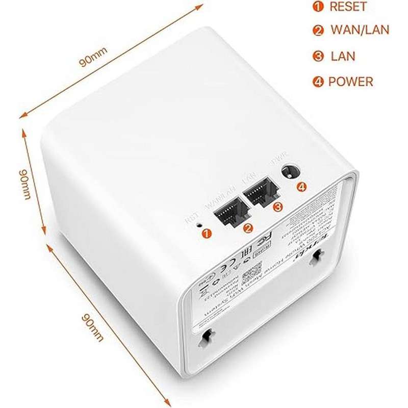 Tenda Nova MW3 AC1200 Dual-Band 3-Pack Mesh WiFi System